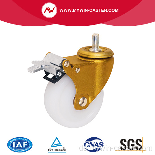 Nylon Wheel Thread Stem Swivel Industrial Caster